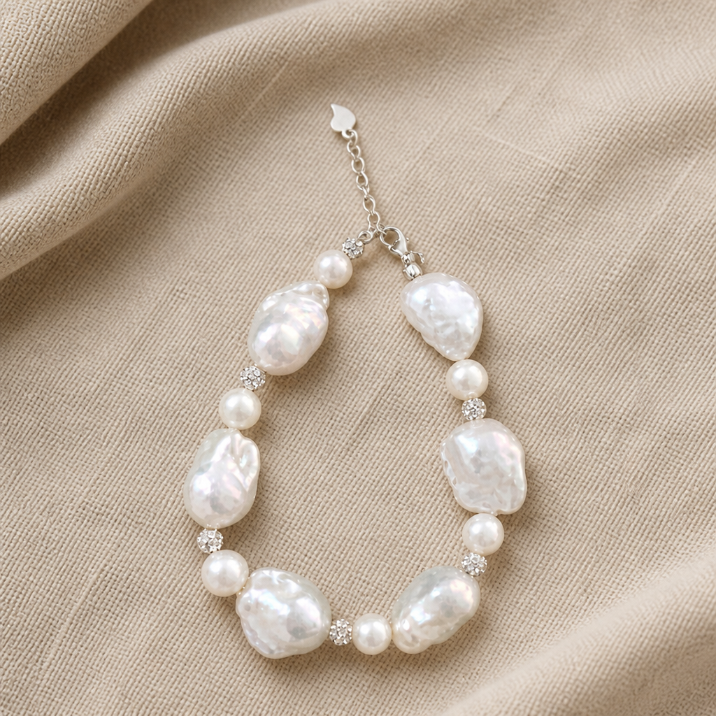 pearl bracelet linen full pearl bracelet linen full