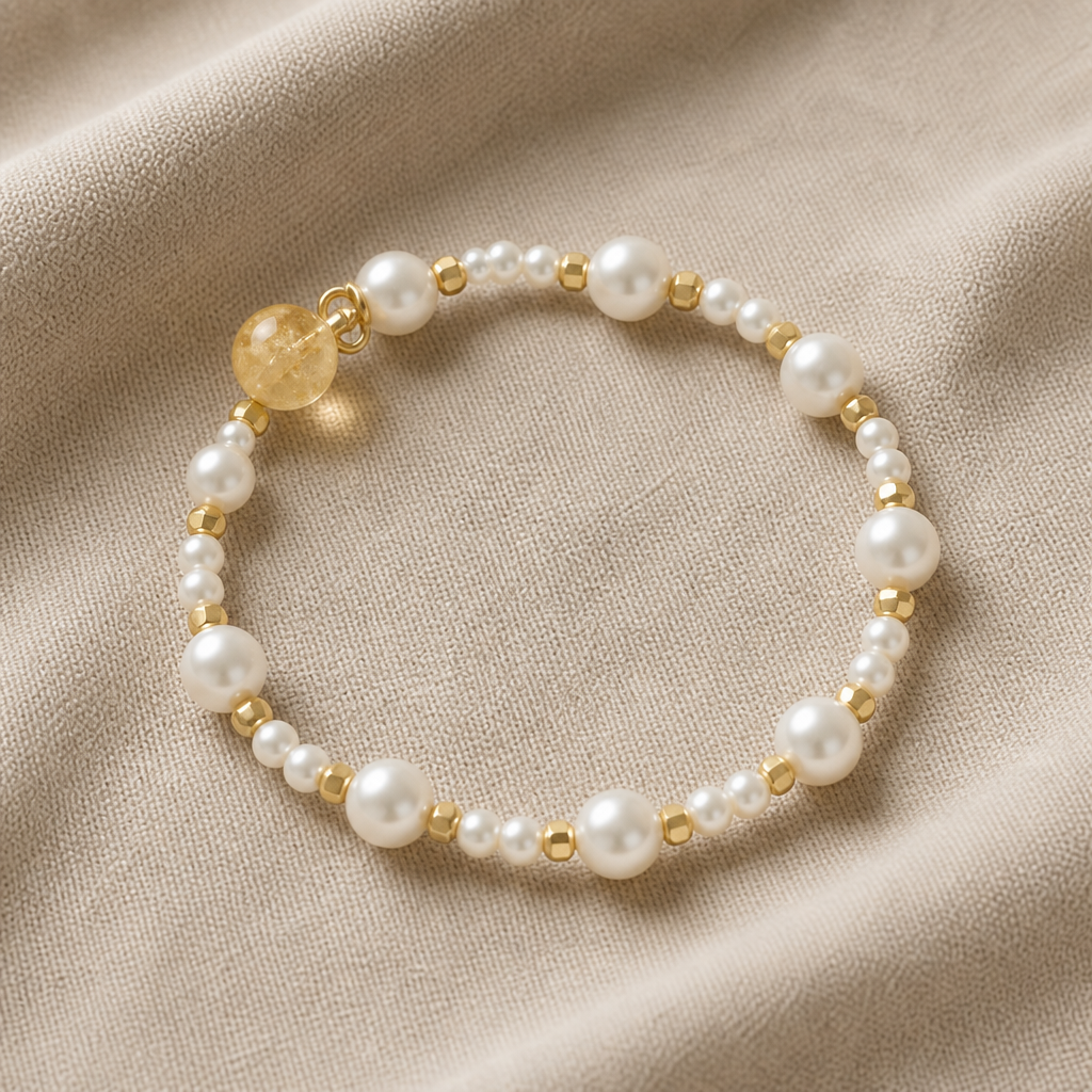 pearl gold bracelet linen pearl gold bracelet linen
